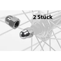 Prophete Muttern 2 Stück Fahrrad Hinterrad Hut Achs Mutter M10x21 Nabe 15mm
