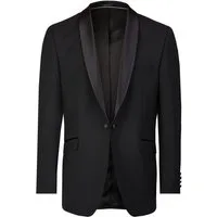 Wilvorst Sakko Wilvorst CLASSICs Herren Smokingsakko Schalkragen Modern Schwarz