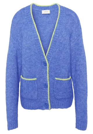 CARTOON - Strick-Cardigan blue/yellow - Gr. - 36