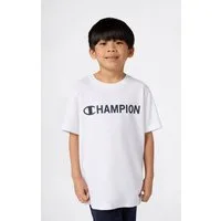 Champion T-Shirt SPORTWEAR T-SHIRT Standard Fit für Kinder und Jugendliche, Kurzarmdesign, aus Baumwolle, Standard Fit