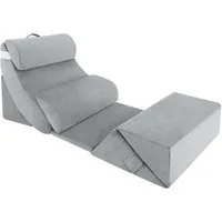 KOMFOTTEU Keilkissen 7-teiliges orthopädische Keilkissen-Set, mit waschbarem Bezug