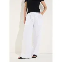 MORE&MORE Stoffhose luftig-leichte, weite Leinenhose