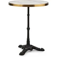 blumfeldt Beistelltisch Patras Lux Gold Bistrotisch (Packung), Bistrotisch rund Partytisch Gartentisch Stehtisch