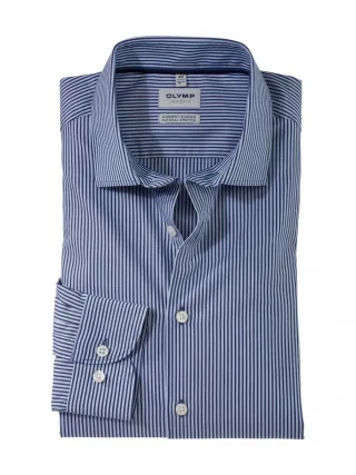 OLYMP - Businesshemd Body Fit blau - Gr. - 45