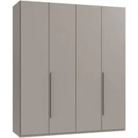 Wimex Drehtürenschrank Kleiderschrank London, in den Breiten 180cm, 225cm oder 270cm (mit verschiedenen Griffen in goldfarben, silberfarben oder schwarz) wahlweise mit Basic- oder Premium-Ausstattung erhältlich