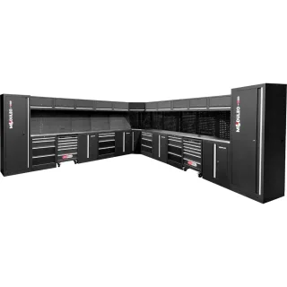 KS TOOLS Werkstatt-Schranksystem, L-Form, 4760 x 4760 mm - 866.6295