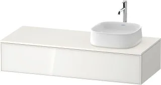 Duravit Zencha Konsolenwaschtischunterbau wandhängend Weiß n/a & Supermatt 1300x550x281 mm - ZE4812R ZE4812R64840000