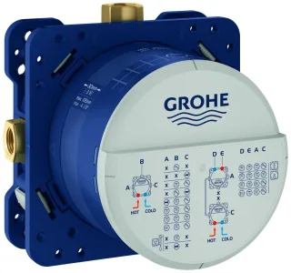 GROHE Universal Unterputz-Einbaukörper Rapido SmartBox 35604 DN 15 3 Abgänge, 35604000 35604000