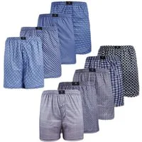 TEXEMP Webboxer 5er bis 10er Pack Herren Boxershorts Microfaser Retroshorts Boxer (Packung, 10-St) Sparpack
