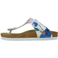 DOGO Lila Zehentrenner No More Drama Damen Sandalen, Lila Zehentrenner Handgefertigt