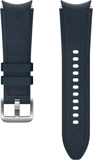 Samsung Hybrid Leather Band [20mm S/M für Galaxy Watch 4-Serie] blau