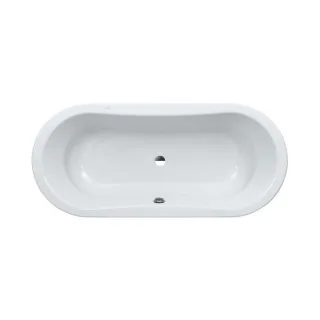 LAUFEN Thallium Oval-Badewanne 2250800000401 180 x 80 cm, ohne Antislip, weiß