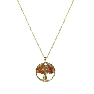 Halskette Luxenter Budleia aus 18 Karat Gelbgold