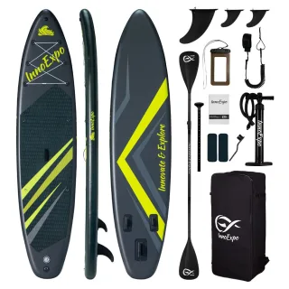 [EU Direct] InnoExpo 350*83*15CM Load 200kg Extra-long Inflarable Paddle Board Large Capacity Stable for Beginners Solo