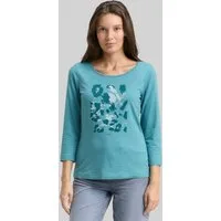 TOM TAILOR 3/4-Arm-Shirt T-Shirt Langarmshirt mit Print