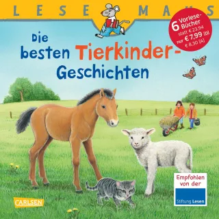 LESEMAUS Sonderbände: Die besten Tierkinder-Geschichten: Sechs Bilderbuch-Geschichten in einem Band [Gebundene Ausgabe] [2014] Gersmeier Ria Neubauer Annette Choinski Sabine Krümmel Gabriela Rudel Imke Laschütza Susanne Vohwinkel Astrid Bran