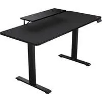 Gaming-Tisch E-Star 140 schwarz, 140 x 60cm, mit Monitorständer