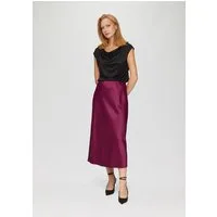 s.Oliver Midirock Rock Midi-Rock aus Satin