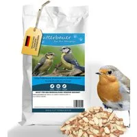 futterbauer Futterbauer 10kg Erdnusskerne teilblanchiert Vogelfutter, für: Vogel