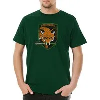 Urban Backwoods Print-Shirt Foxhound Logo Herren T-Shirt Big Boss Metal Fox Hound Gear Solid (1-tlg) Symbol MGS Snake Kult