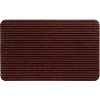 matches21 HOME & HOBBY Fußmatte Nadelfilz Fussabtreter Rot als 40x60 cm Türmatte, rechteckig, Höhe: 5 mm, Rutschfeste Rips-Matte als reinigungsstarke innen Sauberlaufmatte