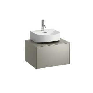 LAUFEN Waschtischunterschrank SONAR f.HWB H816341/2 575x455 1 Schubl. Ausschnitt Mitte Titan, H40543 H4054310340421