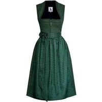 Alpenmärchen Dirndl Midi Dirndl Miranda in dunkelgrün - ALM1062