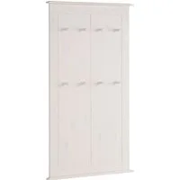 OTTO home Garderobenpaneel Indra (B/T/H: 63/6/100 cm), aus massiver Kiefer, FSC®, 8 Haken, dezentes Ornament