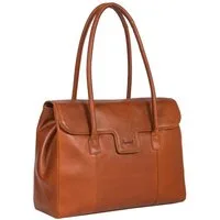 Benthill Henkeltasche Damen Echt Leder Handtasche Umhängetasche Vintage Bag Shopper, Reißverschlussfach