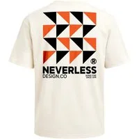 Neverless Oversize-Shirt Herren T-Shirt - Modern Art - Oversized Relaxed Fit Sommer Fashion mit Print