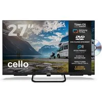 Cello CTrav-27TZF LED-Fernseher (68,5 cm/27 Zoll, Full HD, Streaming-Apps, LAN, WLAN, Smart-TV, Pitch Perfect Sound, DVD-Player, Triple Tuner, Smart Tizen OS)