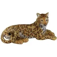 colourliving Tierfigur Lebensechte Panther Figur liegend – Handbemalte Deko für Haus & Garten (1 St), ein Highlight im Eingangsbereich oder als elegante Gartenfigur