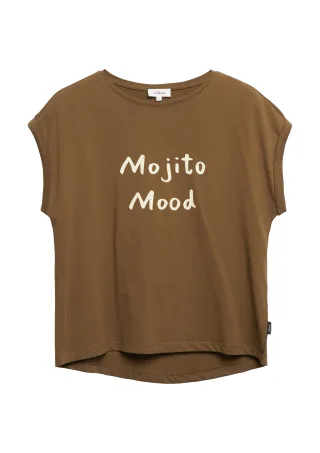 s.Oliver - T-Shirt braun - Gr. - 34