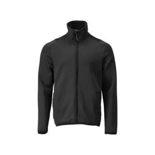 MASCOT Herren Fleecepullover mit Reißverschluss CUSTOMIZED Schwarz XS - 22585-608-09-XS