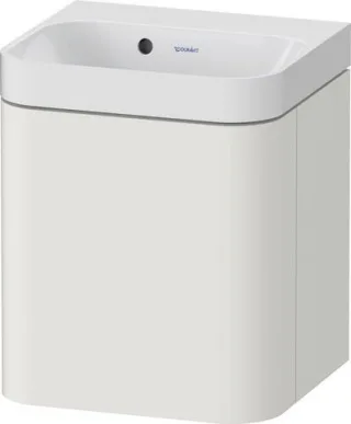 Duravit Happy D.2 Plus c-shaped Set wandhängend Nordic Weiß 400x360x480 mm - HP4344N39390000 HP4344N39390000