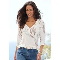 LASCANA Blusenshirt mit Knopfdetails Sommerblusenshirt aus luftiger Qualität mit Viskose