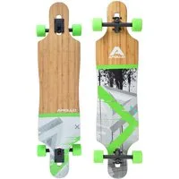 Apollo Longboard Twin Tip DT Longboard 40", aus Holz mehrlagig verleimt für Idealen Flex & Stabilität