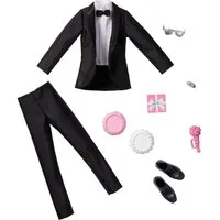 Barbie Puppenkleidung Bräutigam Mattel GWF11 Barbie Garderoben Set Ken Puppen-Kleidung