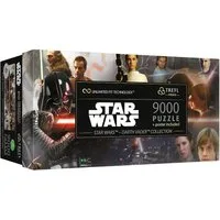 Trefl GmbH Puzzle Star Wars Darth Vader Collection 9000 Teile Puzzle, 9000 Puzzleteile, 6 Puzzles a 1500 Teile in einer Box die verbunden werden können