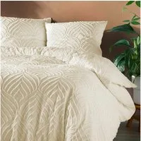 Douceur d'intérieur Bettwäsche Bettwäsche mit gestepptem Muster, HELTIE, 240 x 220 cm, Polyester, angenehmes Material