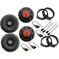 DSX JBL Lautsprecher Set für Audi A4 B7 8E Bj 00- 04 Tür vorn hinten 700 W Auto-Lautsprecher (80 W)