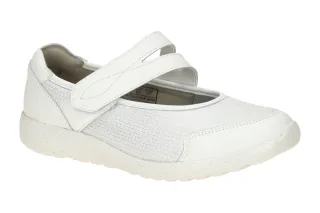 Waldl?ufer Damenschuhe 815M31 M-IRA Ballerina wei?/silber OrthoTritt