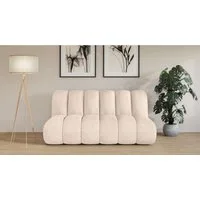 LeGer Home by Lena Gercke 2,5-Sitzer Priya Designersofa, moderne Steppung, auch in Bouclé, gemütlich und modern, B/T/H: 185/108/84 cm