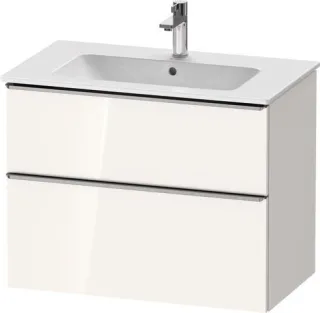 Duravit D-Neo Waschtischunterbau wandhängend Weiß Hochglanz 810x462x625 mm - DE4362070220000 DE4362070220000