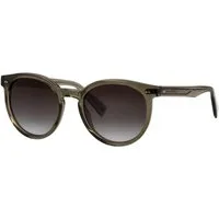 Marc O'Polo Sonnenbrille Rund, Vollrand, Verlaufstönung, silberne Punkte