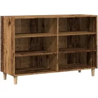 vidaXL Fächerschrank Sideboard Altholz-Optik 103,5x35x70 cm Holzwerkstoff (1-St)