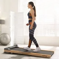 Letix Sports Laufband DeskWalk Motorisiertes Fitnessgerät (mit LCD-Display, Schreibtisch Heimtrainer Elektrisch für zu Hause und Büro)