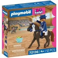 Playmobil® Dressurreiten (72136), I Love Horses Konstruktions-Spielset, (12 St), Made in Europe