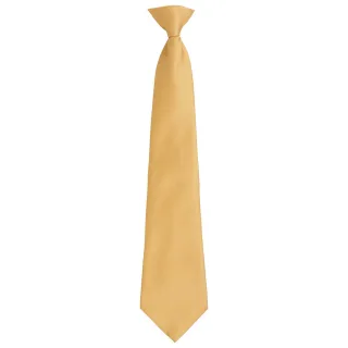 Premier - "Colours Fashion" Krawatte Zum Anklemmen für Herren/Damen Unisex (Gold)