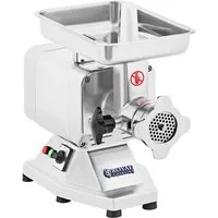 Royal Catering Fleischwolf 200 kg/h Edelstahl Messer Reverse-Funktion Elektrisch Gastro Profi, 850 W